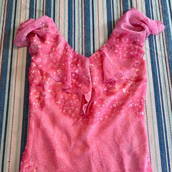 Studio 1940 Pink Floral Midi Dress - Picture 4 of 4